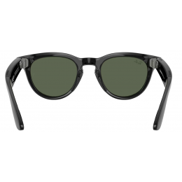 Умные очки Ray-Ban Meta* Headliner Gen 2 Shiny Black, Солнцезащитные линзы G-15 Green (RW4013), размер L